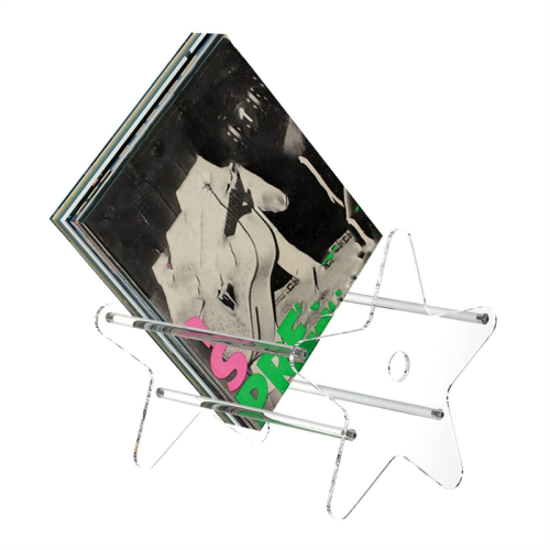 Supporto per dischi in vinile, supporto in acrilico, supporto trasparente per CD per album singoli e gatefold 2