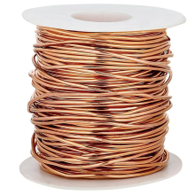 99.9% Dead Soft Copper Wire, 18 Gauge/ 1 mm Diameter, 213 Feet/ 65 M, Pound Spool Pure Wire