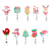 Weihnachts-Abzeichenrolle aus Filz, für Krankenschwestern, Lehrer, Ärzte, Frauen und Männer, Büro, Strumpffüller, Ornament, Geschenke