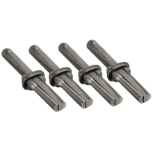 4 stuks steenklovers, wiggen, steenhouwers, breekgereedschap, ijzeren beitels, handgereedschapset
