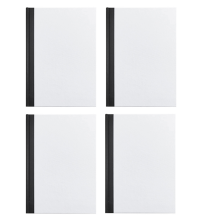 Lot de 4 cahiers vierges à sublimation A5 (215 x 145 mm), 100 feuilles, pour fournitures scolaires et de bureau