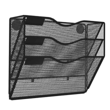 Magnetischer Aktenhalter mit 3 Ebenen, ohne Bohren, Montage, Zeitschriften-Organizer, Schränke, Postordner für Kühlschrank und Büro