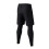 Men 2 in 1 Athletic Leggings Running Pants 3