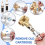 Lot de 3 outils de remplacement pour baignoire-douche 1222 3