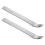 2 Panel Removal Tools Sheet Metal Skin Wedge Auto Tool Crowbar Decorative , Silver 1
