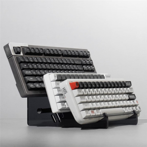 Support de clavier mécanique à 3 niveaux, support en acrylique noir, plaque de jeu 2