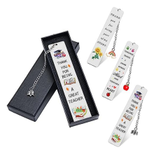 Dankeschön-Geschenke für Lehrer, Lesezeichen, Dankesgeschenke zum Abschluss, Ruhestand, Geburtstag