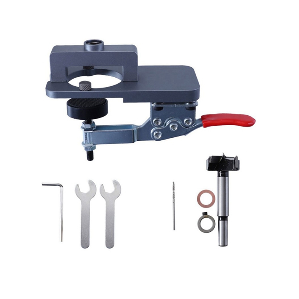 Houtbewerking 35Mm Gat Opener Scharnier Deur Kasten Locator Houtbewerking Boorgids-image