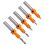 Countersink Drill Bit, 5Pcs Quick Change 8mm Adjustable Bit Set with Replaceable Bits 8