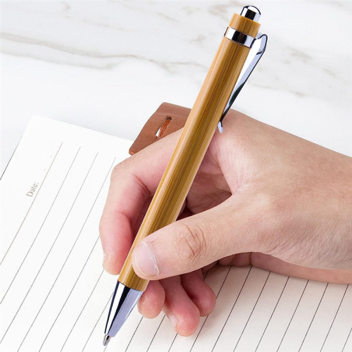 Penna a sfera in legno e bambù: set da 30 pezzi per la scuola 2