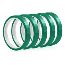 Hittebestendige transfertape voor sublimatie, geen residu, 10 mm x 33 m, 108 ft (groen, 5 rollen)