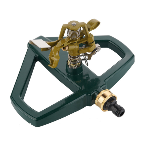 Arroseur à impact avec base, tête circulaire, système d'arrosage pour jardin