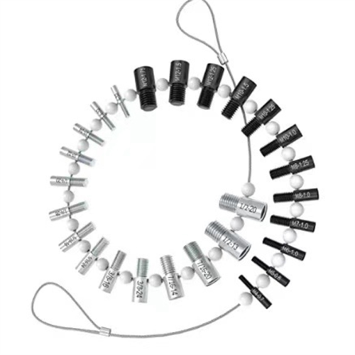 Testeur de filetage portable, outil de mesure de taille mâle/femelle 26 2