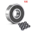 100 pezzi 608- Cuscinetto per skateboard, cuscinetto volvente argento Dimensioni: 8X22X7mm 3