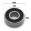100 pezzi 608- Cuscinetto per skateboard, cuscinetto volvente argento Dimensioni: 8X22X7mm 4
