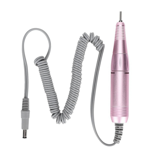Perceuse à ongles électrique avec poignée 35 000 tr/min, lime à main, ponceuse, accessoire de manucure, rose 2