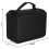 Pencil Case Capacity 72 Holes 4-Layer Solid Color Square Sketch Stationery Gift Black 3