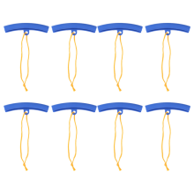 8Pcs Bunte Reifen Rad Ändern Rand Savers Auto Motorrad Schutz Felge Protektoren Reifen Abdeckung Blau
