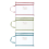3Pcs A4 Translucent Document Bag Mesh Zipper Pouch Zip Folder File Folders 3 Colors 2