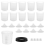 1Set 600CC Einweg Farbe Tasse Mischen Tank Typ H/O Schnell 7