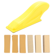 Kit mini-ponceuse, outils de micro-ponçage pour petits projets, poignée détaillée pour ponçage dans les espaces restreints et bricolage