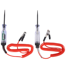 Prüflampe, 2 Stück, 6 V – 24 V DC, Kfz-Stromkreistester und digitale LCD-Anzeige für elektrische Autospannung und Durchgangsprüfung