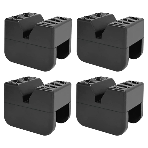Jacks Stand Pads, Universele Rubber Pad Adapter, Rail Pinch Weld Protector, 4-pack