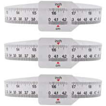 Lot de 3 mesureurs de largeur pour mesurer la circonférence des tasses, mugs, bocaux en verre et verres à boire. Bricolage