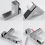 4Pcs Solid Metal Adjustable Wood/Glass Shelf Bracket Wall Mount, Brushed Silver 6