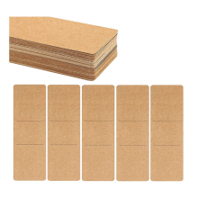 Lot de 70 pochettes pour marque-pages en papier kraft, en résine, pour emballage cadeau