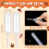 1000 Pcs 4 Ml Plastic Pipettes Squeeze Transfer Dropper Disposable Liquid 5