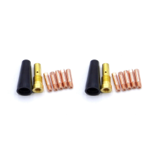 14PCS Gaslose Düsenspitzen für FC90 Fülldrahtvorschub K3493-1 MIG Schweißbrenner 0,8 mm Spitze