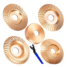 5-teiliges Holzschnitzscheiben-Set und Universal-Schleifschlüssel für 4 Zoll oder 1/2 Winkel