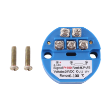 PT100 Typ zu 0-10V 0-100 Grad RTD Eingang 0-10 eine Ausgabe DC24V Thermische Widerstand Temperatur Sender