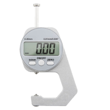 Digital Display Thickness Gauge Electronic LCD Micrometer Metric Wall Measurement Tools 0-20mm Pointed Head