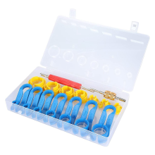 Ensemble de 16 outils de déconnexion de ligne CA pour voiture, outils coudés à retrait rapide