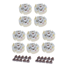 10Pcs RS550 Carbon Motor Pinsel Elektrische mit Halter für Bohrer Fahrer Schraubendreher