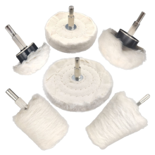 Ruota lucidante per kit di lucidatura per tamponi da trapano, utensili sagomati, metallo, alluminio, acciaio inossidabile, ecc.