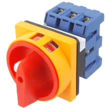 Interrupteur inverseur LW30-25, sélecteur à came rotatif universel, commutateurs à verrouillage, conversion 440 V 25 A, 3 sections