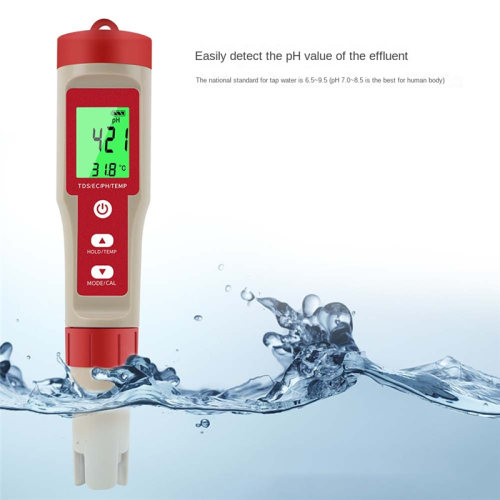 4-In-1 Digital PH Meter with PH/TDS/EC/Temp Function for Hydroponics,For Nutrients Growing, Indoor Garden,Brewing, Pool, 2