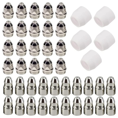 Lot de 45 embouts d'électrode plasma P80, consommables de découpe pour torche P-80 1