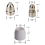 Lot de 45 embouts d'électrode plasma P80, consommables de découpe pour torche P-80 4