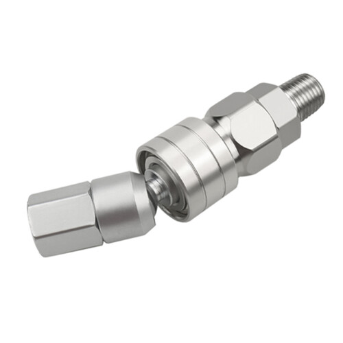 Coupleur Méga Pivotant Pour Source Lumineuse, The Light Source, Aluminium Argenté
