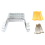 Regenpijpadapter Gootband 3X4 Leider (4-pack) (Wit) 2