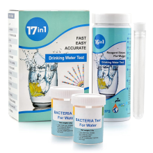 17-in-1 complete watertestkit voor thuis, 100 strips + 2 testkits Drinking Easy Testing, pH, lood