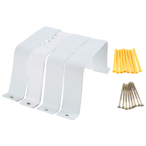 Regenpijpadapter Gootband 3X4 Leider (4-pack) (Wit) 2