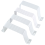 Regenpijpadapter Gootband 3X4 Leider (4-pack) (Wit) 7