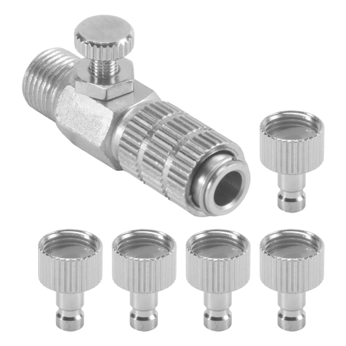 Airbrush Quick Release Coupling Disconnect Connector Adapter Standard 1/8 Inch Plug Fitting 2
