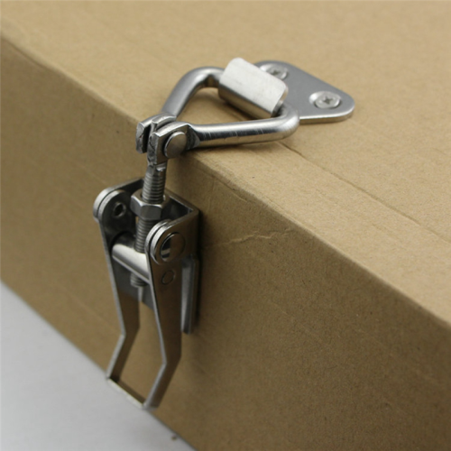 4 Pieces 90 Degree Right Angle Adjustable Buckle Vertical Quick Clamp Box Latch 2