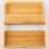 Bamboo Business Card Holder Portable Storage Box Foldable 6